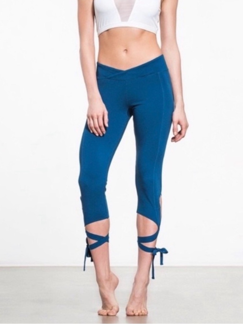 Free People Movement Women’s Turnout Ballet Yoga Capris Leggings Small Petite